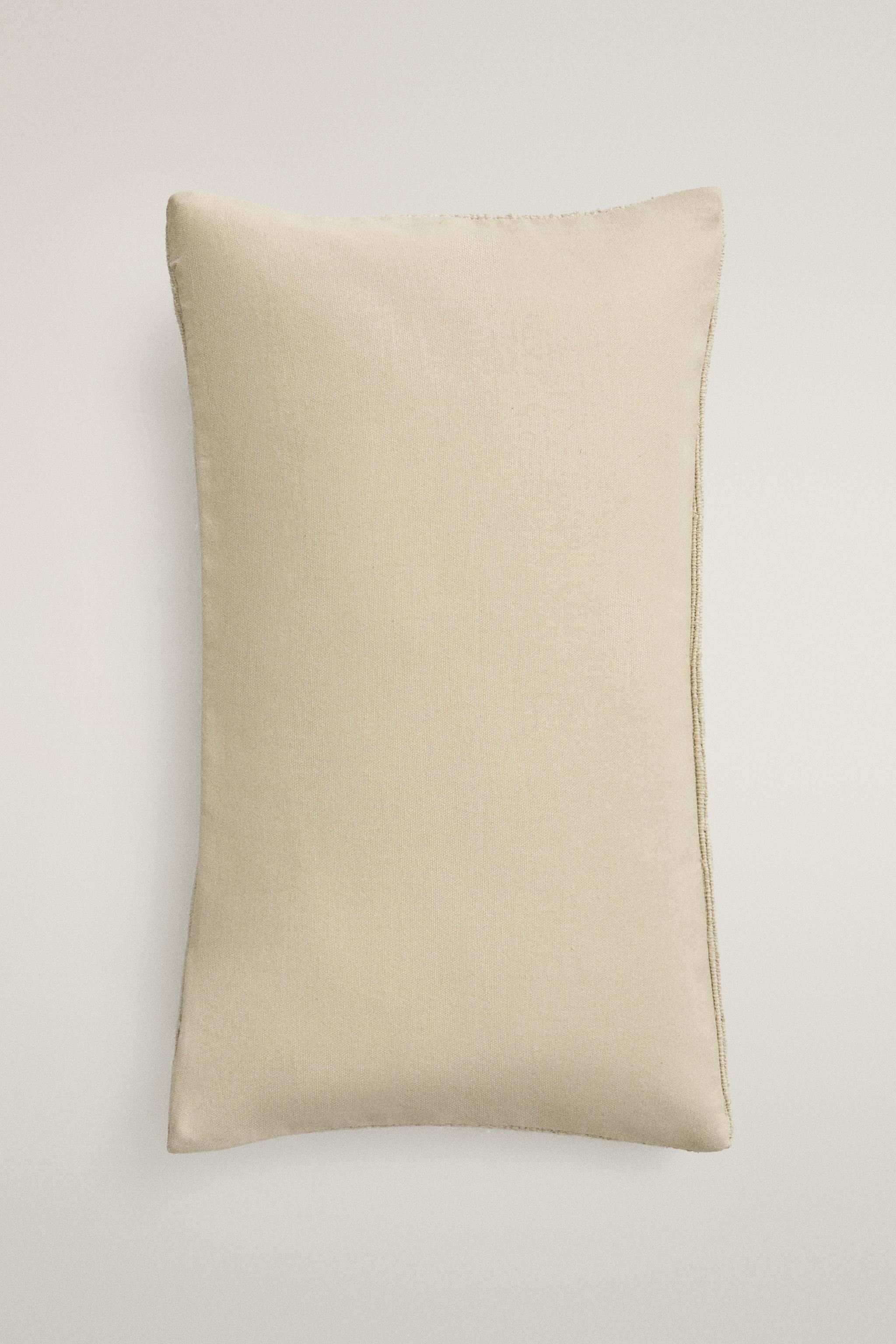 WOVEN THROW PILLOW COVER